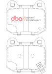 Тормозные колодки DBA DB1521XP